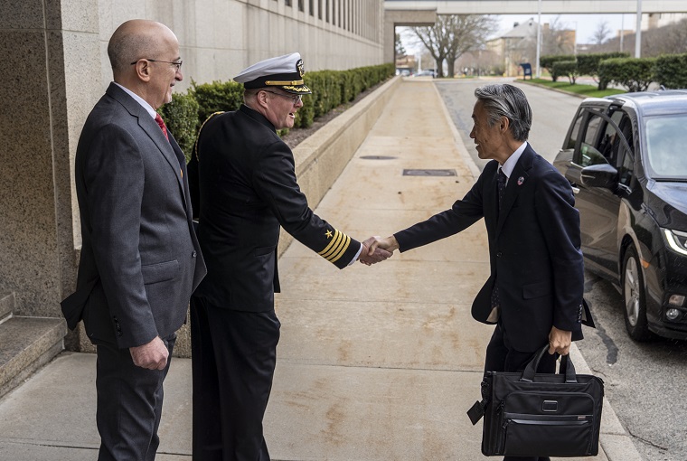 Ambassador of Japan to the United States Shigeo Yamada visited the U.S. Naval War College (NWC) in Newport, Rhode Island, on April 20, 2026.