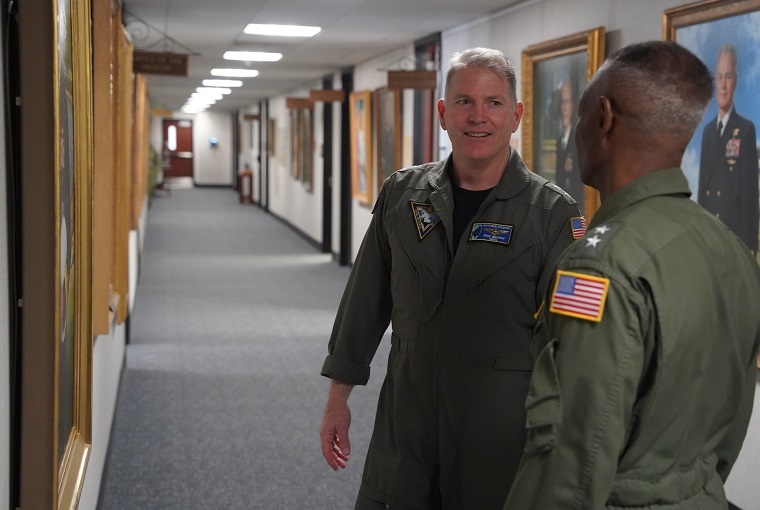 Rear Adm. Richard Brophy, commander of Naval Air Force Atlantic, visited the U.S. Naval War College (NWC) in Newport, Rhode Island, on April 28-29, 2026.