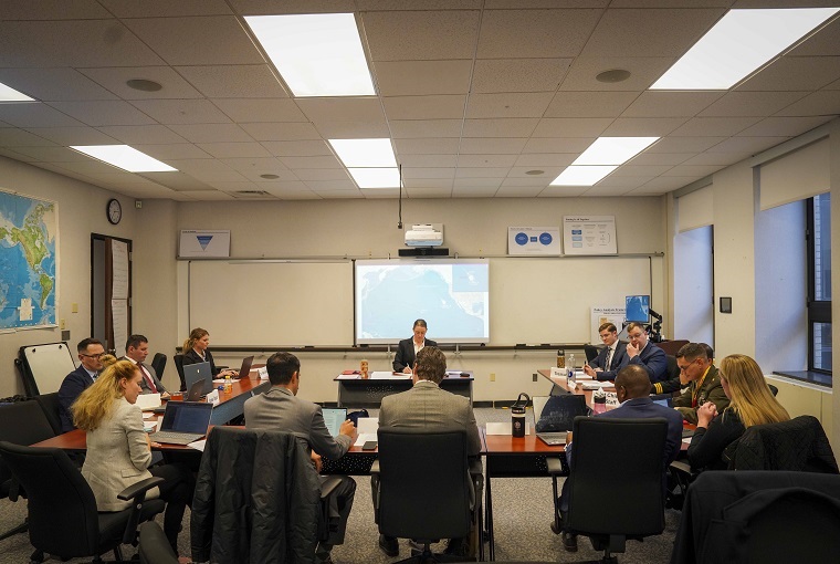 The U.S. Naval War College National Security Affairs (NSA) Department’s foreign policy analysis courses held their biennial interagency wargame focusing on the Western Hemisphere on Dec. 9, 2025.