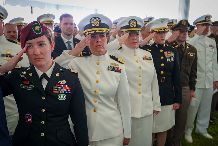 Graduates of the U.S. Naval War College June 2025 graduation