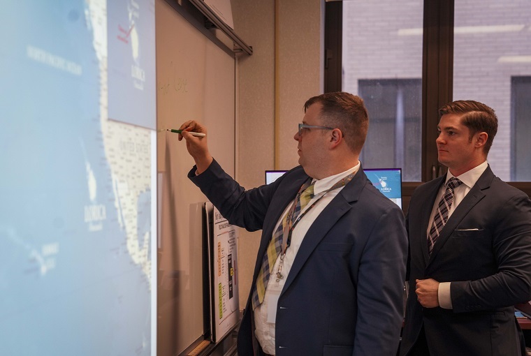The U.S. Naval War College National Security Affairs (NSA) Department’s foreign policy analysis courses held their biennial interagency wargame focusing on the Western Hemisphere on Dec. 9, 2025.