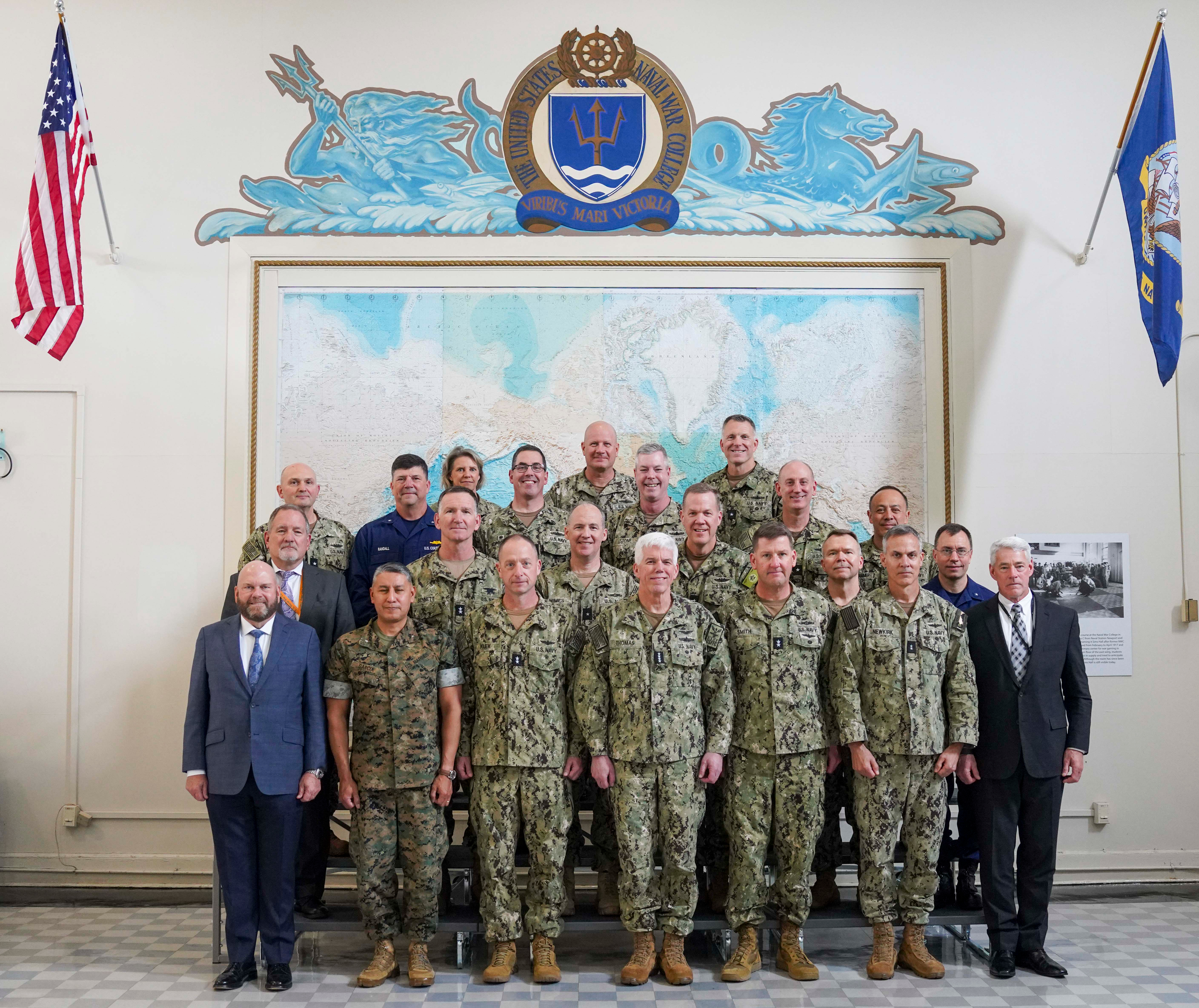 The U.S. Naval War College’s (NWC) College of Maritime Operational Warfare (CMOW) concluded its 2026 Joint Force Maritime Component Commander (JFMCC) course in Newport, Rhode Island, April 3.