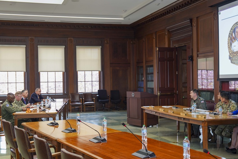 Conference room where Stockdale Leadership Development Concentration is taking place