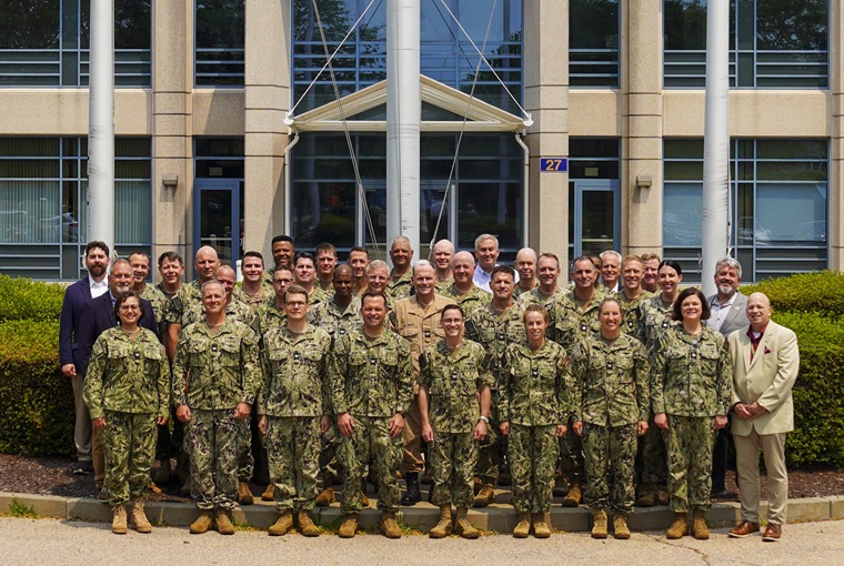 A group pf military students