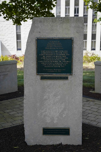A memorial stone