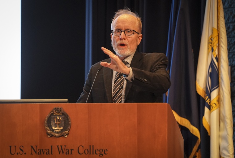 Dr. Mark Hagerott giving the keynote address