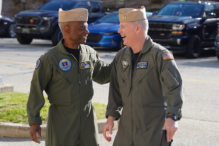 Rear Adm. Richard Brophy, commander of Naval Air Force Atlantic, visited the U.S. Naval War College (NWC) in Newport, Rhode Island, on April 28-29, 2026.