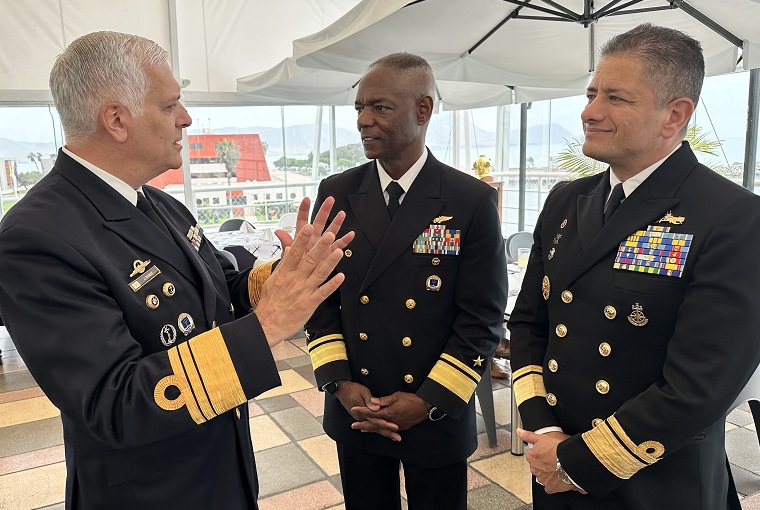 U.S. Naval War College President Darryl Walker discussed deterrence, warfighting and how military education can improve outcomes on the battlefield during a visit to Lima, Peru, for the 7th Annual International Symposium on Security and Defense, Sept. 16-18, 2025.