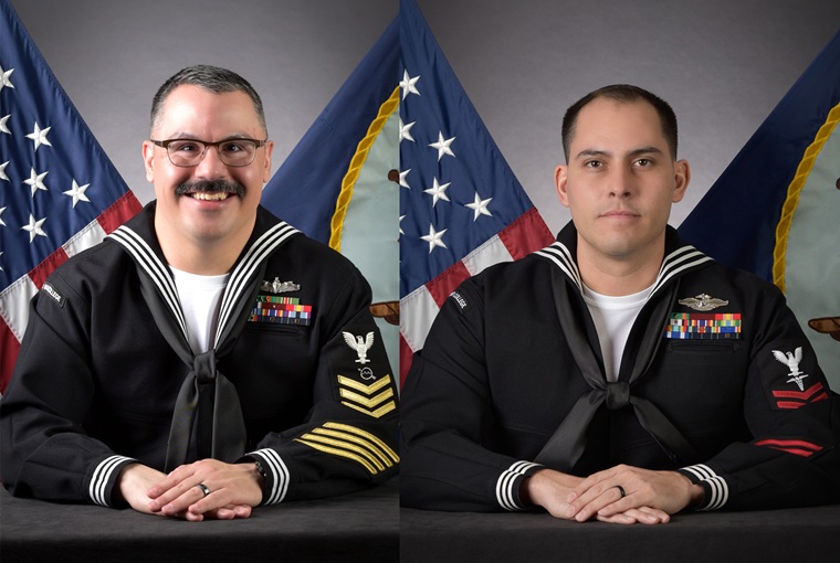 Operations Specialist 1st Class Trevor Skelton and Hospital Corpsman 2nd Class Gaston Yescas were named the U.S. Naval War College’s Senior Sailor of the Year and Junior Sailor of the Year, respectively, on Oct. 30, 2025.