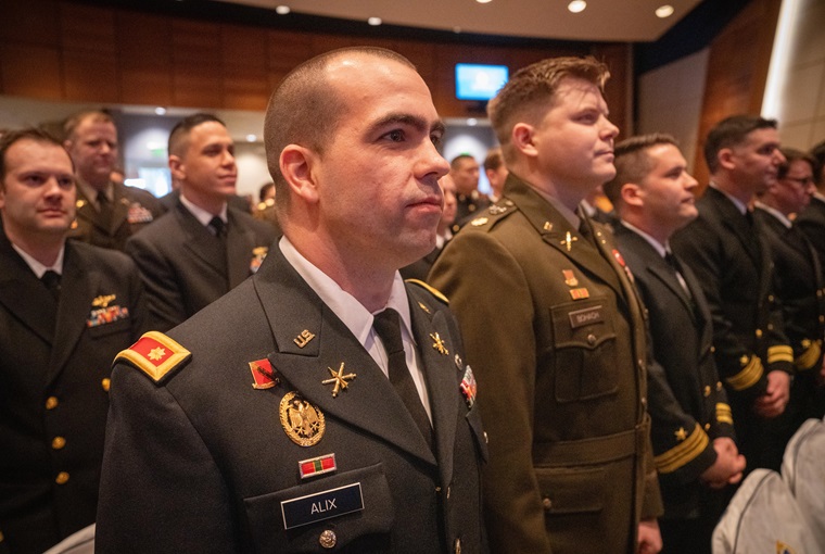 The U.S. Naval War College (NWC) holds its spring graduation ceremony for the College of Naval Warfare (CNW) and College of Naval Command and Staff March 6, 2024, on board Naval Station Newport, R.I.