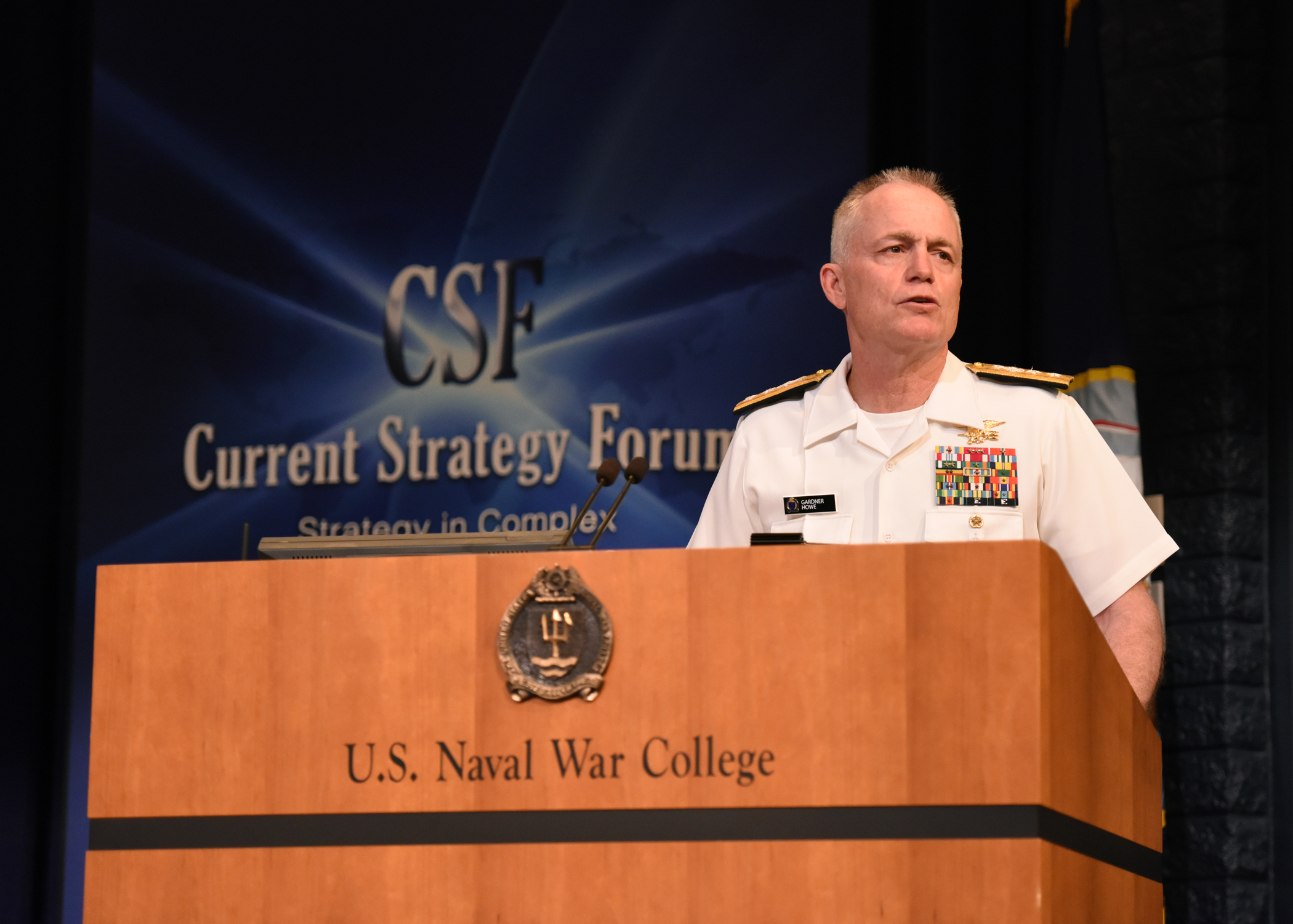 Students, staff, faculty and distinguished guests participated in the 67th Current Strategy Forum (CSF), June 14-15, at U.S. Naval War College (NWC) in Newport, Rhode Island.