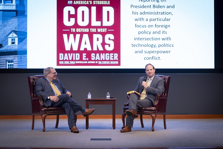 Keynote speaker David E. Sanger at the Current Strategy Forum
