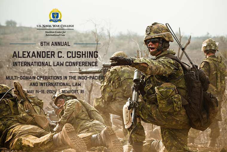 The 6th Annual Alexander C. Cushing International Law Conference event banner
