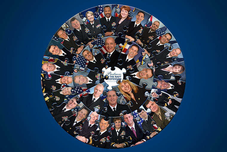 Intermediate Flag and Executive Course web banner with multiple people in a circle.