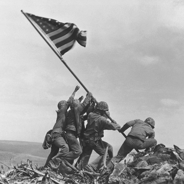 Raising the Flag on Iwo Jima by Joe Rosenthal