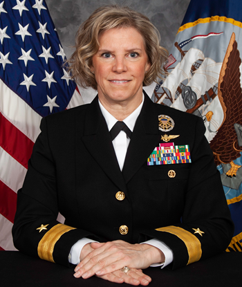 Rear Admiral Amy N. Bauernschmidt official photo