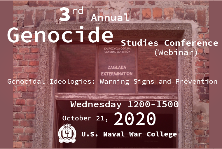 Genocide event banner
