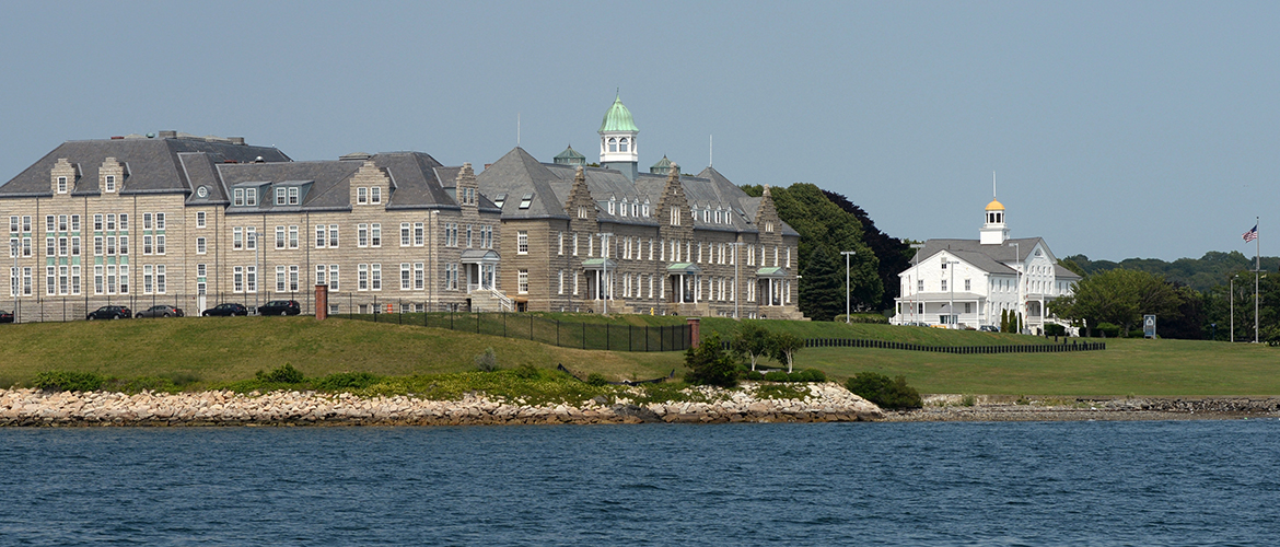 Naval War College (NWC) with museum in the background