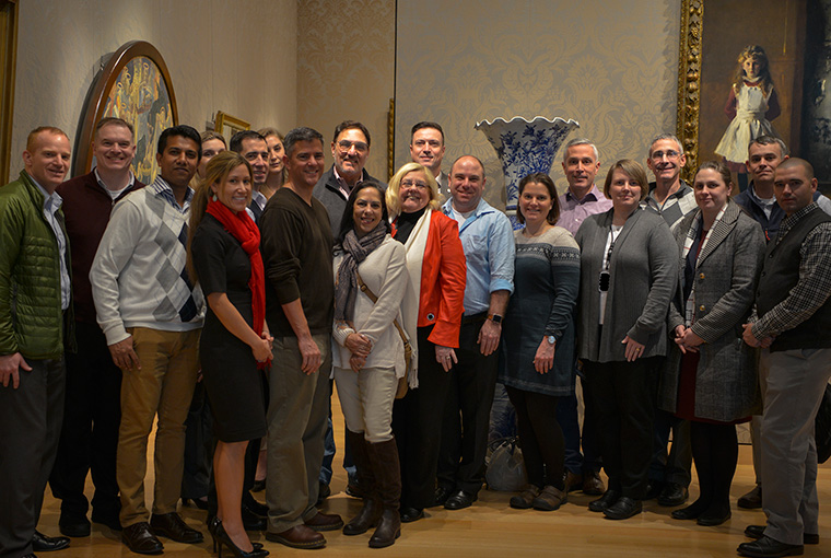 Members of the U.S. Naval War College course Leadership and War Viewed Through the Humanities visited the Boston Museum of Fine Arts on Jan. 16, 2019.