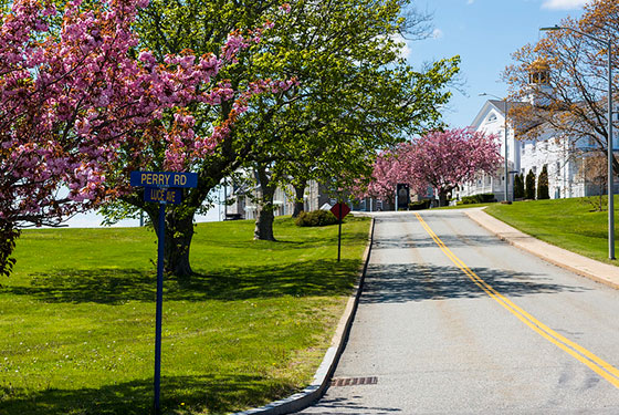 Street view of the U.S. Naval War College