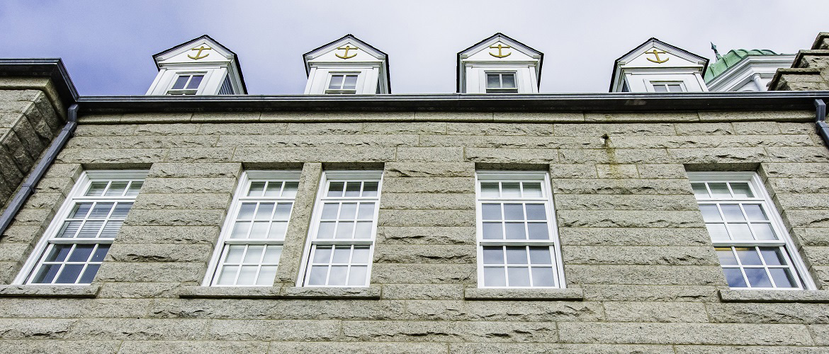 Side of Naval War College building