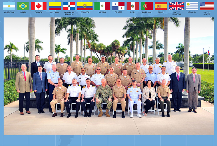 Senior officers from 13 partner nations and the U.S. came together in Miami to strengthen partnerships through executive education provided by the U.S. Naval War College.