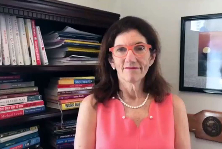 Peg Klein, dean of the College of Leadership and Ethics