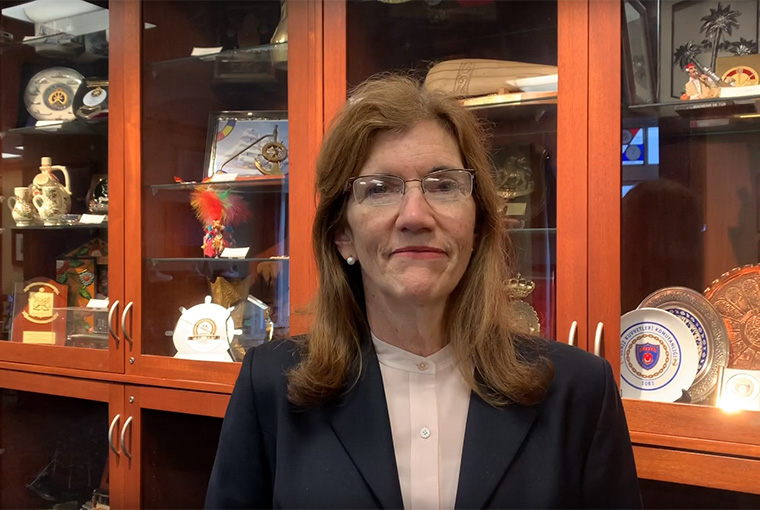 Peg Klein, dean of the College of Leadership and Ethics