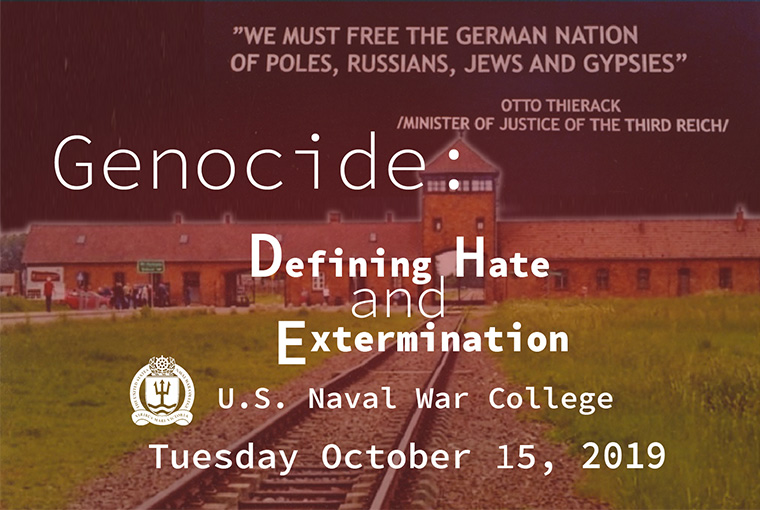 Genocide: Defining Hate and Extermination event banner