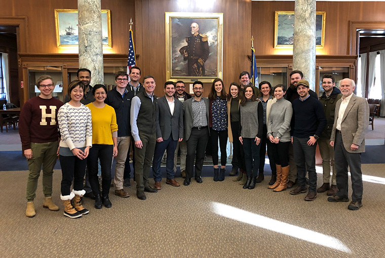 U.S. Naval War College hosted distinguished visitors from Harvard Medical School's Program in Global Surgery and Social Change for a disaster-response simulation on Jan. 31.
