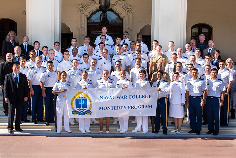 Students and faculty of the Naval War College Monterey