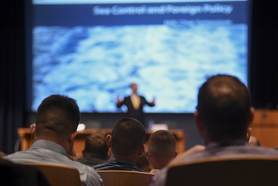 Students at S&P Lecture