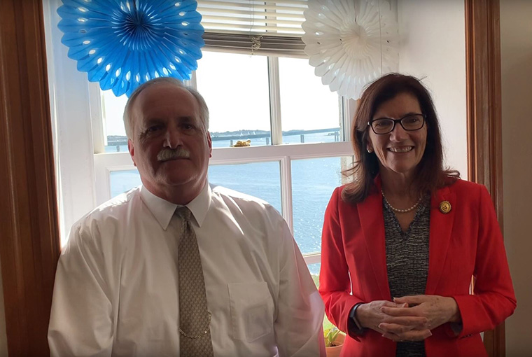 Dean Peg Klein and Deputy Dean John Meyer