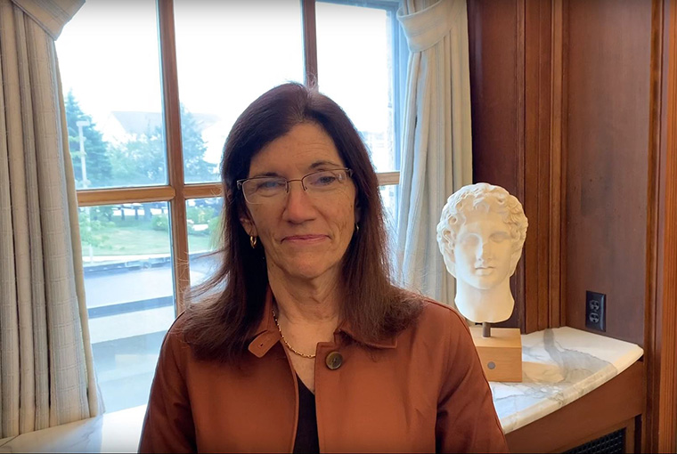 Peg Klein, dean of the College of Leadership and Ethics