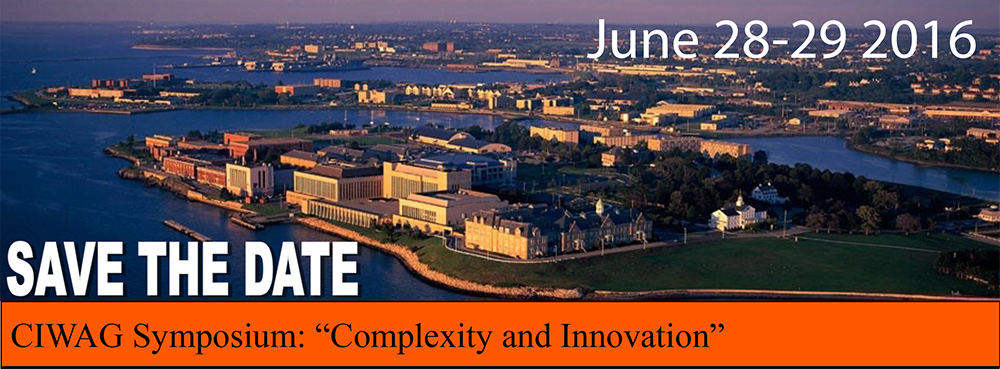 Center on Irregular Warfare & Armed Groups, Save the Date 2016