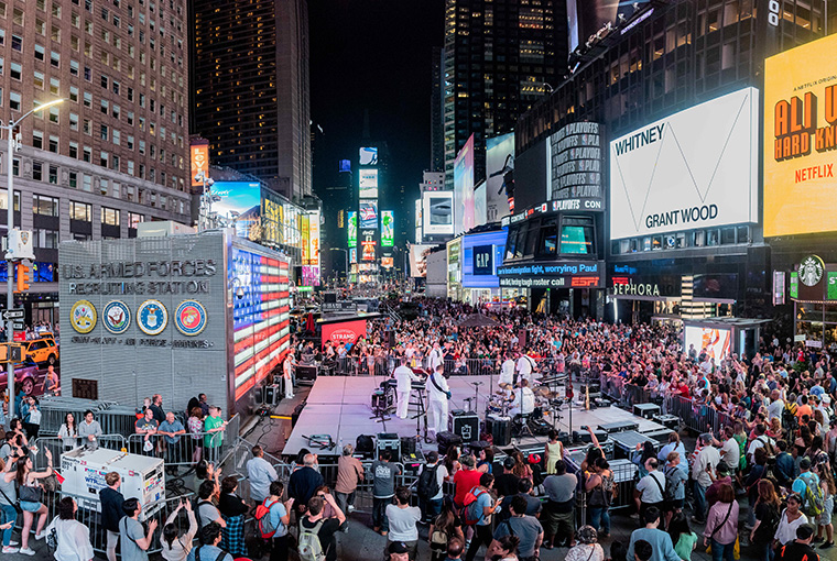 Rhode Island Sound at Times Square 2018