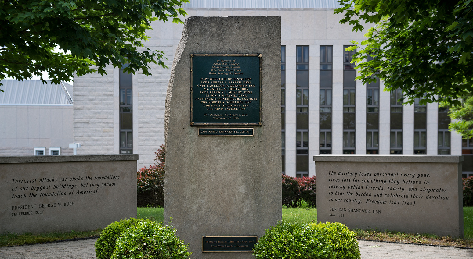Memorial at U.S. Naval War College