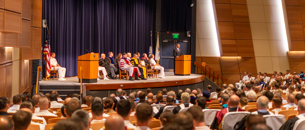The U.S. Naval War College opened its academic year with an Aug. 5 convocation ceremony, welcoming 530 students from the U.S. armed forces and civilian national security agencies and international military officers from U.S. partner nations.