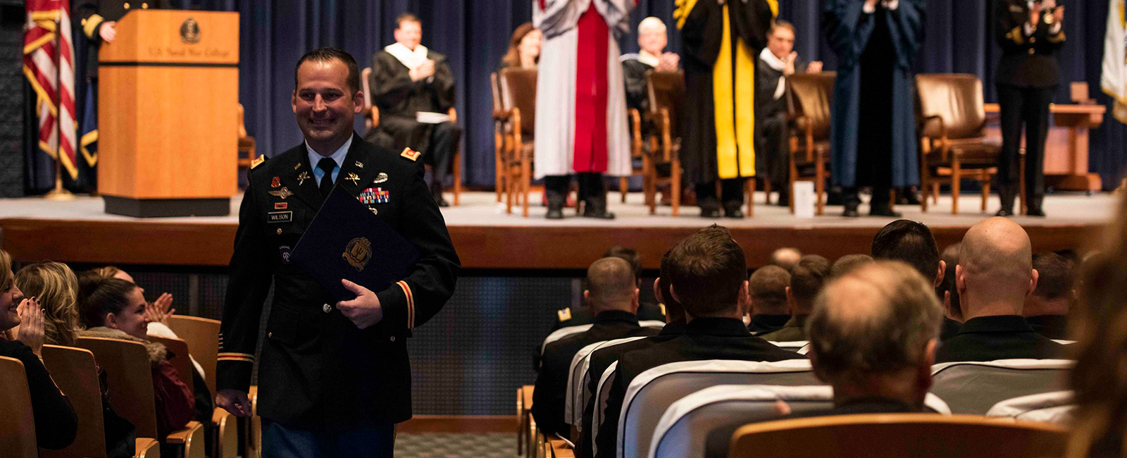 Forty U.S. Naval War College students graduated during the ceremony on Nov. 13.