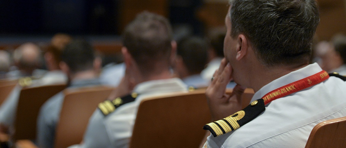 International students in class Naval War College