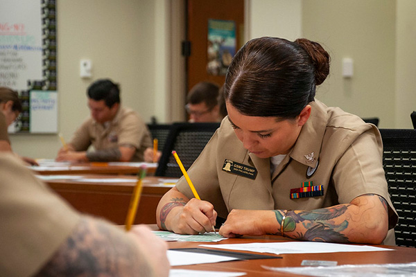Gas Turbine Systems Technician (Mechanical) 2nd Class Samantha Trump, from Reading, Pa., assigned to the Navy Recruiting Station Reading, Navy Recruiting District Philadelphia.