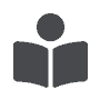 Person Reading a Book Icon