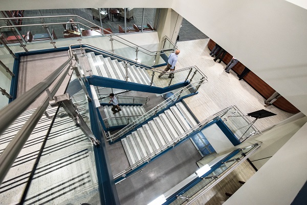 Staircase near the Information Resources Department